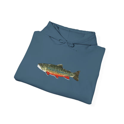 Trout Design Heavy Blend Hoodie, Fishing Gift, Outdoor Apparel, Comfortable Sweatshirt, Unisex Hoodie, Casual Fishing Wear
