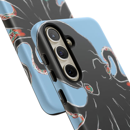 Octopus Tough Phone Case, Sea Creature Design, Ocean Lover Gift, Unique Phone Cover, Underwater Artwork