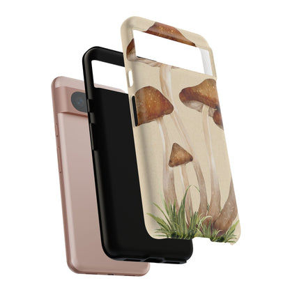 Mushroom Phone Case - Nature Lover, Eco-Friendly Gift, Cute Cell Phone Cover, Aesthetic Tech Accessory, Unique Fall Decor, Artsy Phone Cases, Cute, Gift for Her, Nature-inspired Designs, Durable Cases