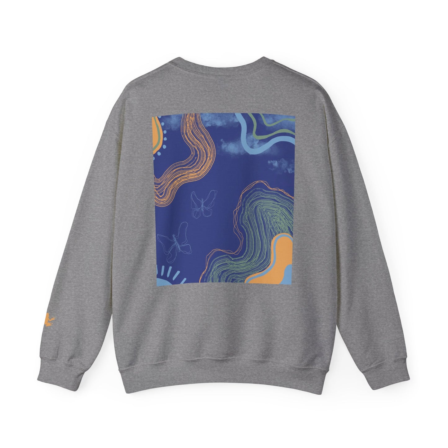 Vibrant Unisex Crewneck Sweatshirt, Cozy Sweatshirt for All Seasons, Casual Wear, Art-Inspired Gift, Spring Fashion, Unisex Apparel