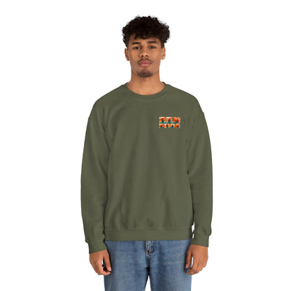 Funky Snake Unisex Crewneck Sweatshirt, Cozy Apparel, Unique Gift, Snake Art, Relaxed Style, Perfect for Casual Outings