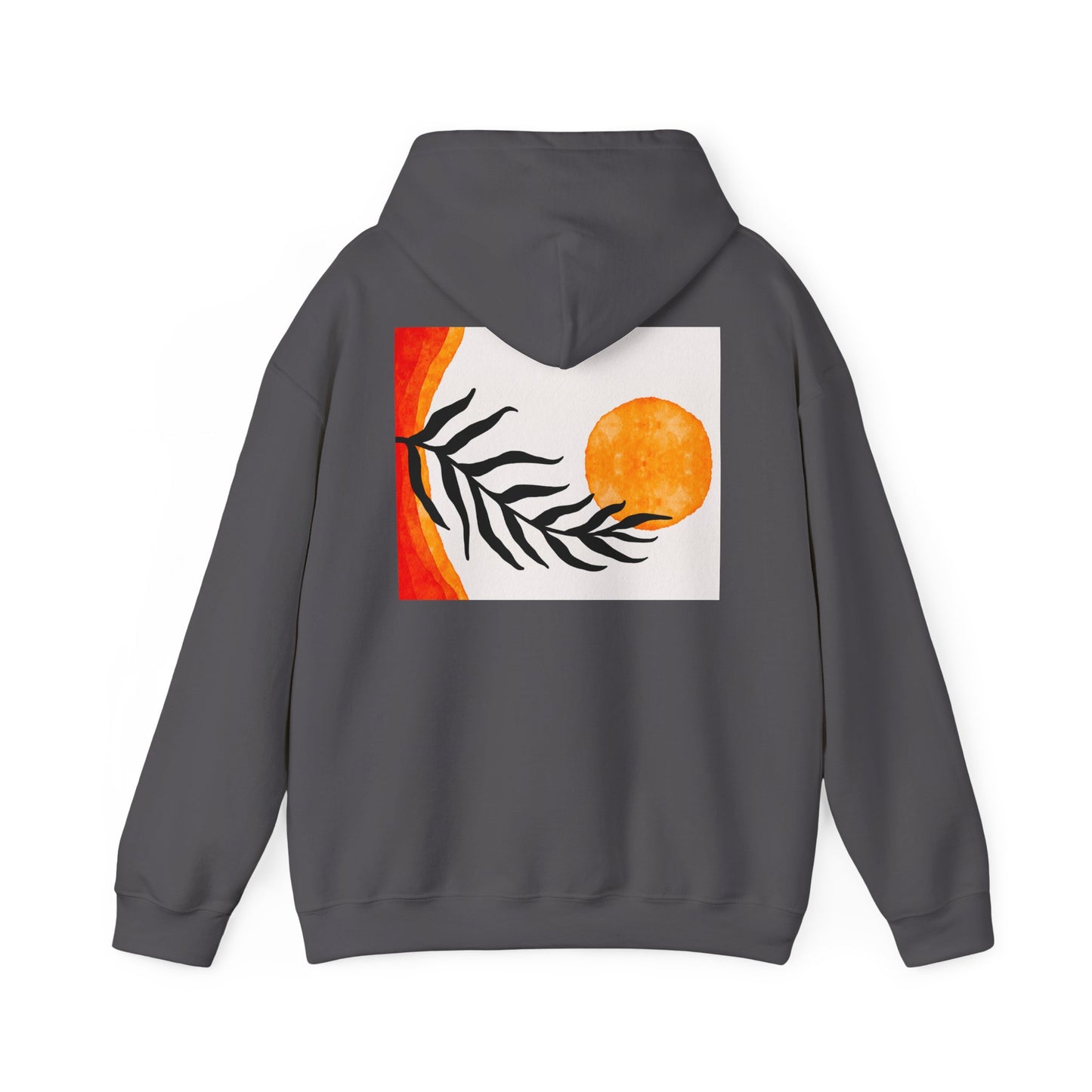 Lotus and Sunset Unisex Hoodie - Cozy Gift for Mindfulness, Meditation, or Nature Lovers, Perfect for Fall and Winter