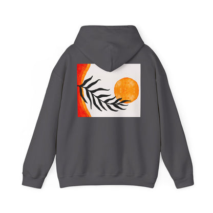 Lotus and Sunset Unisex Hoodie - Cozy Gift for Mindfulness, Meditation, or Nature Lovers, Perfect for Fall and Winter