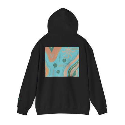 Chic Abstract Art Hoodie for Comfort & Style, Unisex Pullover, Cozy Sweatshirt, Trendy Gift for Art Lovers, Casual Outfit Must-Have