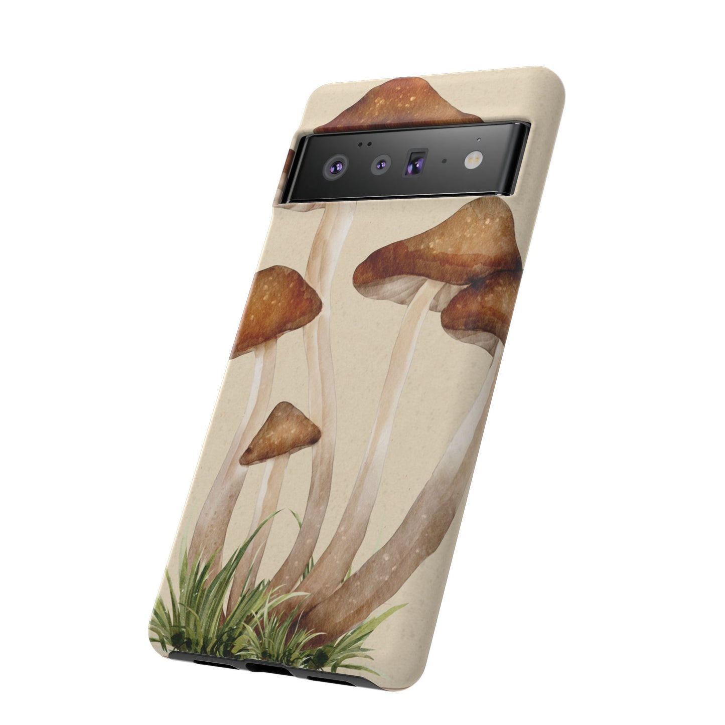 Mushroom Phone Case - Nature Lover, Eco-Friendly Gift, Cute Cell Phone Cover, Aesthetic Tech Accessory, Unique Fall Decor, Artsy Phone Cases, Cute, Gift for Her, Nature-inspired Designs, Durable Cases