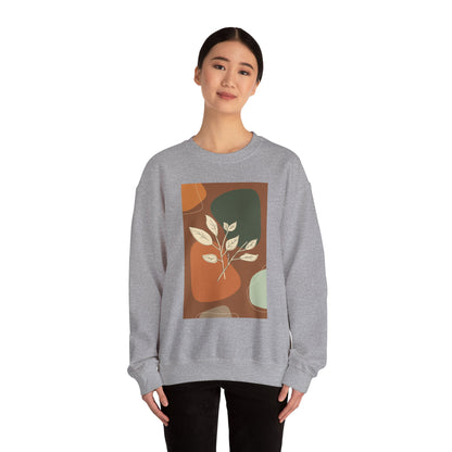 Botanical Print Crewneck Sweatshirt | Cozy Unisex Sweatshirt, Fall Fashion, Casual Wear, Gift for Her, Botanical Art