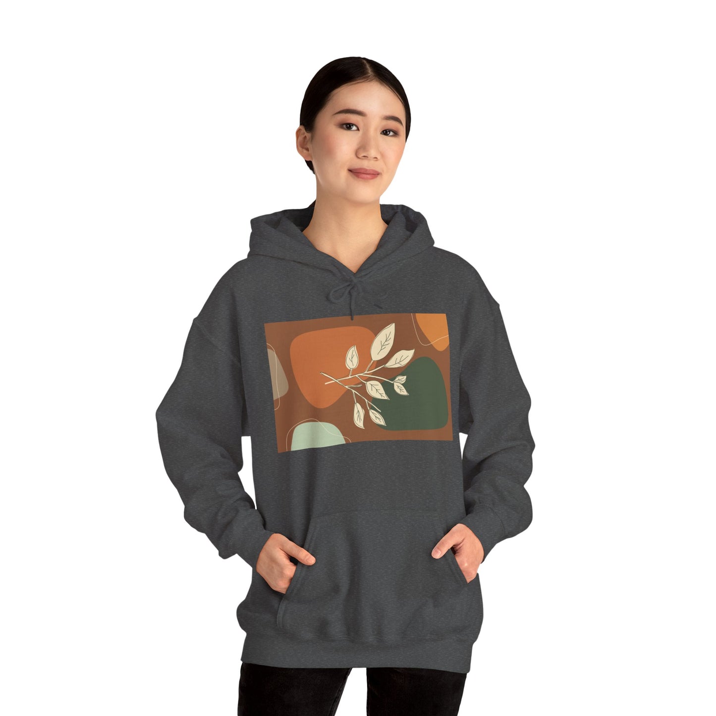 Botanical Design Unisex Hoodie, Cozy Sweatshirt for Nature Lovers, Gift for Friends, Autumn Fashion, Comfortable Casual Wear