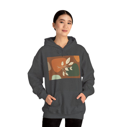 Botanical Design Unisex Hoodie, Cozy Sweatshirt for Nature Lovers, Gift for Friends, Autumn Fashion, Comfortable Casual Wear