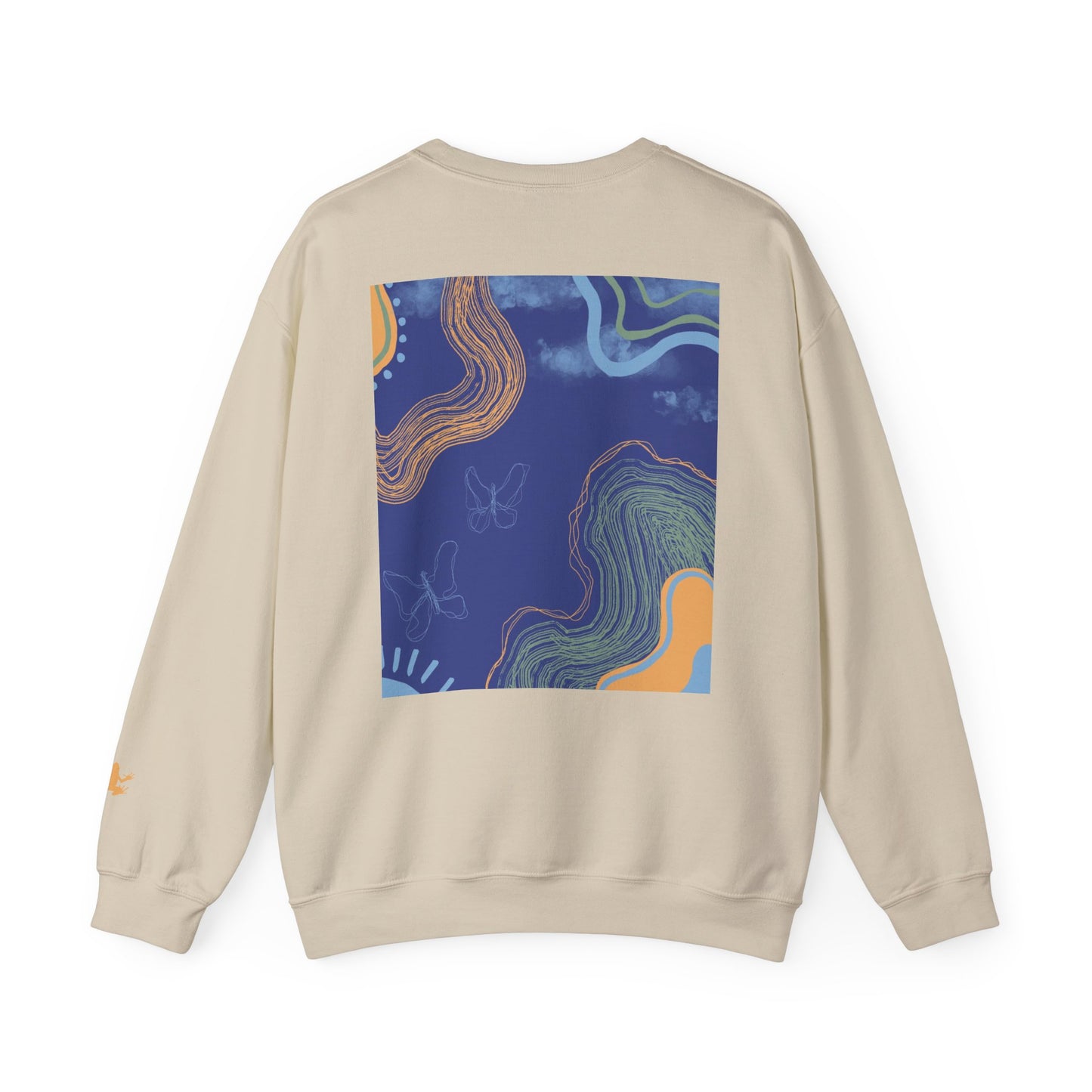 Vibrant Unisex Crewneck Sweatshirt, Cozy Sweatshirt for All Seasons, Casual Wear, Art-Inspired Gift, Spring Fashion, Unisex Apparel