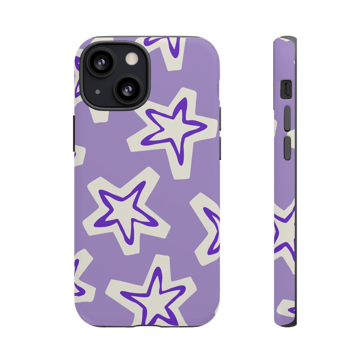Starry Pattern Phone Case, Cute Star Design, Tough Phone Cover, Gifts for Her, Stylish Phone Accessory
