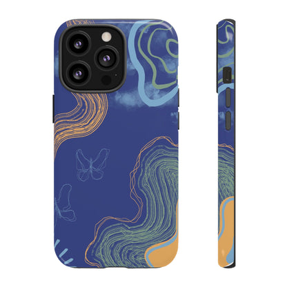 Artistic Phone Case, Abstract Phone Cover, Gift for Her, Modern Design, Boho Phone Case, Unique Phone Accessories