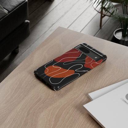 Stylish Phone Case with Abstract Design, Tough Cases for Modern Life, Trendy Phone Accessory, Unique Gift Idea, Holiday Present