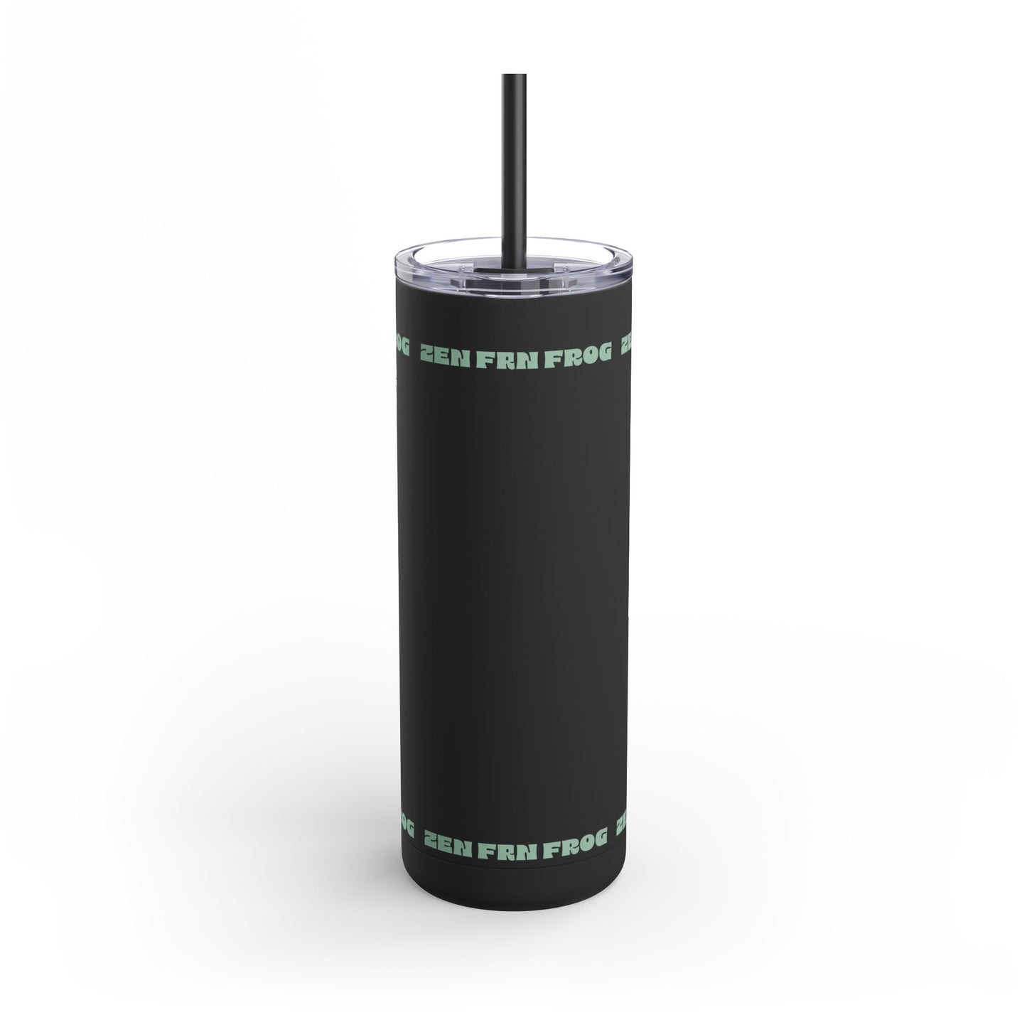 Zen Frog Skinny Tumbler, 20oz - Unique Drinkware for Nature Lovers, Eco-friendly Gift, Travel Cup, Summer Hydration, Stylish Reusable Cup