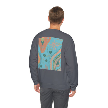 Bohemian Crewneck Sweatshirt, Cozy Sweatshirt for Art Lovers, Unique Graphic Apparel, Perfect Gift for Everyday Wear, Trendy Fashion Hoodie