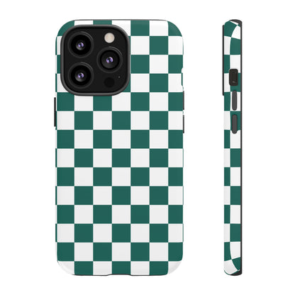 Stylish Checkered Phone Case, Protective Cover, Unique Gift, Trendy Accessory, Customizable Design, Ideal for All Ages