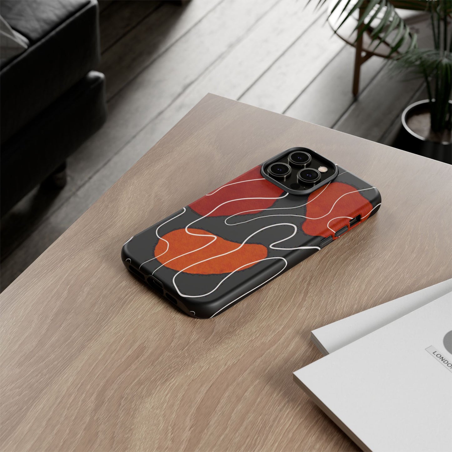 Stylish Phone Case with Abstract Design, Tough Cases for Modern Life, Trendy Phone Accessory, Unique Gift Idea, Holiday Present