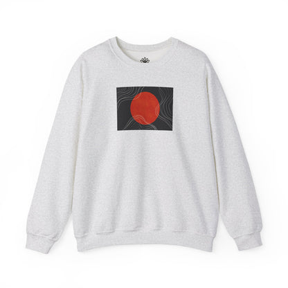 Minimalist Sunset Crewneck Sweatshirt, Cozy Unisex Sweater for Everyday Wear, Gift for Fall, Layering Essential