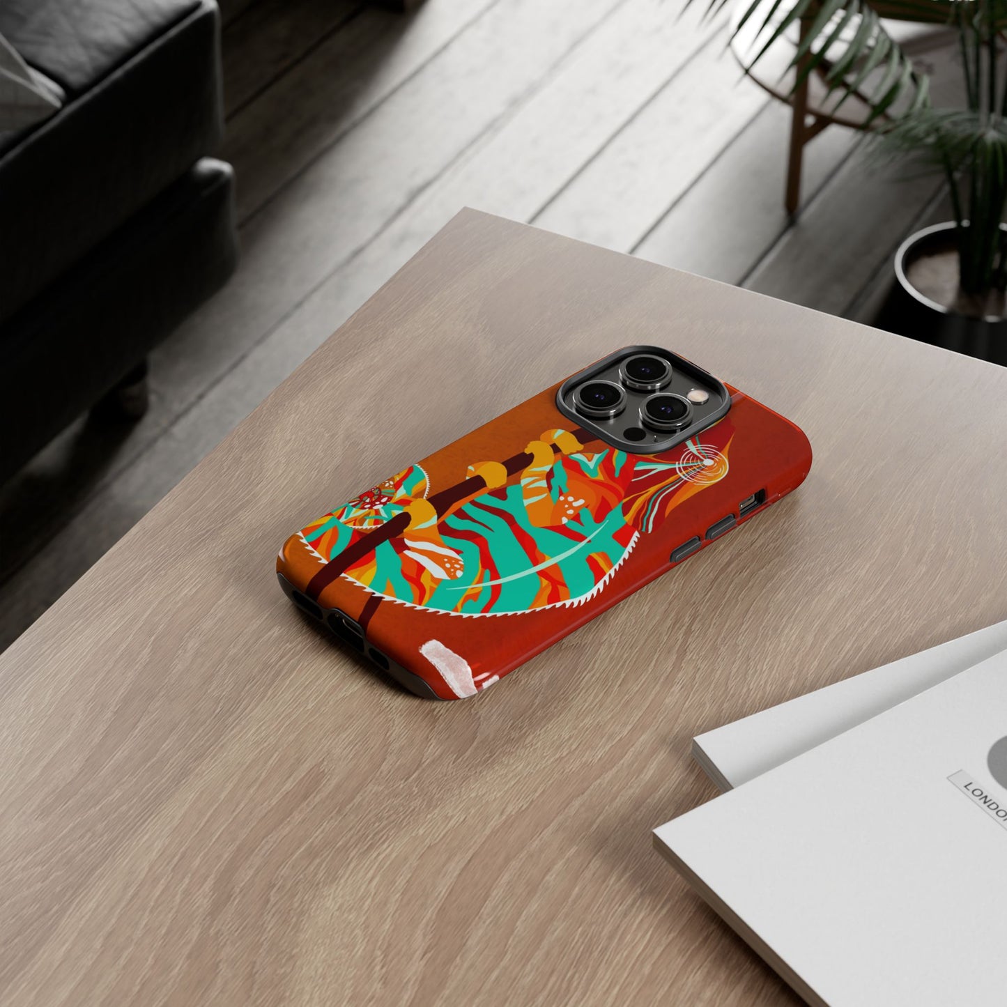 Chameleon Phone Case - Vibrant Artistic Design, Tough Cases for Animal Lovers, Unique Gift, Eco-Friendly Protection