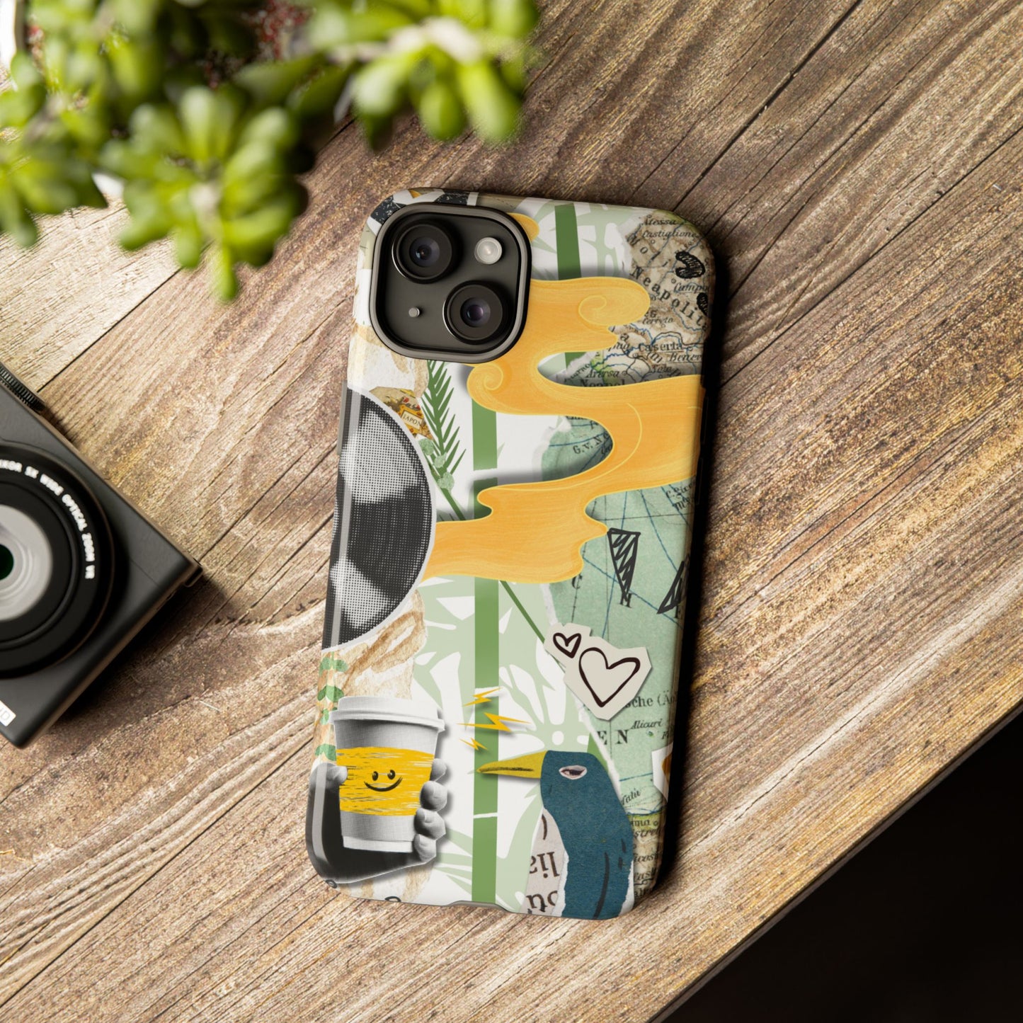 Artistic Phone Case, Unique Cell Phone Cover, Trendy Gifts for Music Lovers, Eco-Friendly Phone Accessory, Stylish Tech Gifts, Cool Cases, Unique Phone Cases