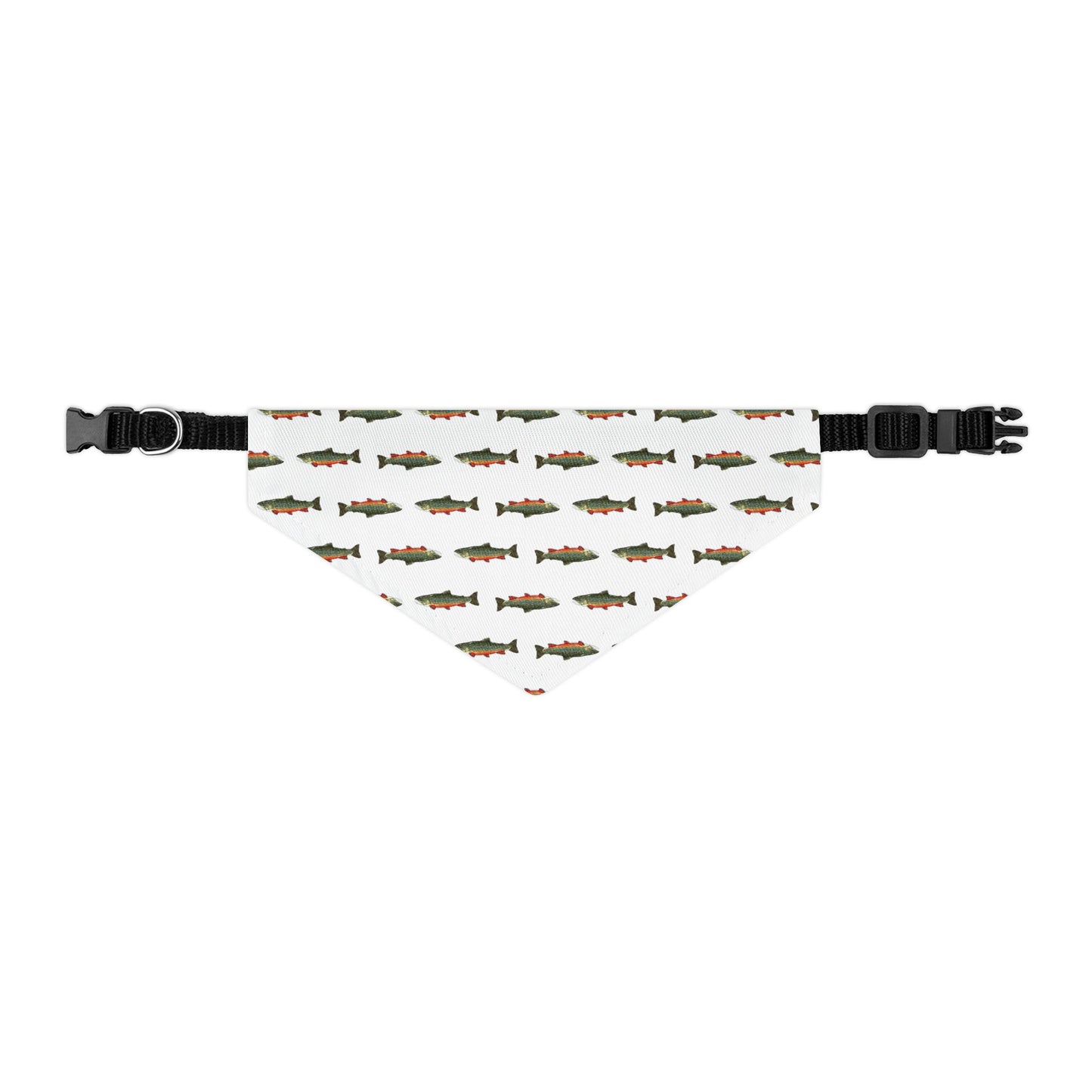 Fishing-Themed Pet Bandana Collar for Dog Lovers, Dog Accessory, Pet Fashion, Outdoor Adventure, Gift for Pet Owners