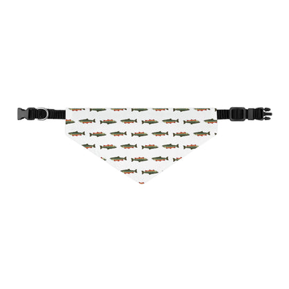 Fishing-Themed Pet Bandana Collar for Dog Lovers, Dog Accessory, Pet Fashion, Outdoor Adventure, Gift for Pet Owners