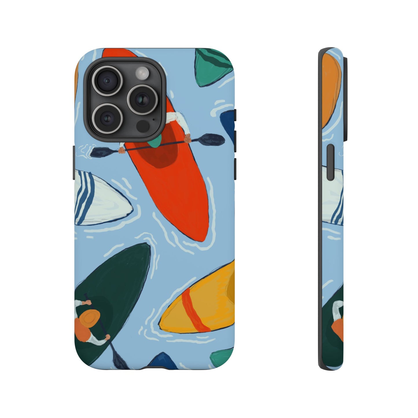 Kayak Phone Case - Tough Cases for Outdoor Enthusiasts, Birthday Gifts, Adventure Gear, Kayaking Accessories, Nature Lover Decor, Artsy Phone Cases