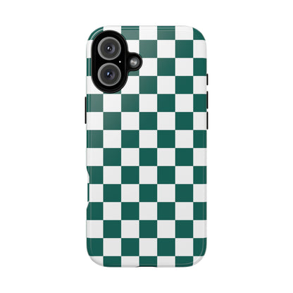 Stylish Checkered Phone Case, Protective Cover, Unique Gift, Trendy Accessory, Customizable Design, Ideal for All Ages