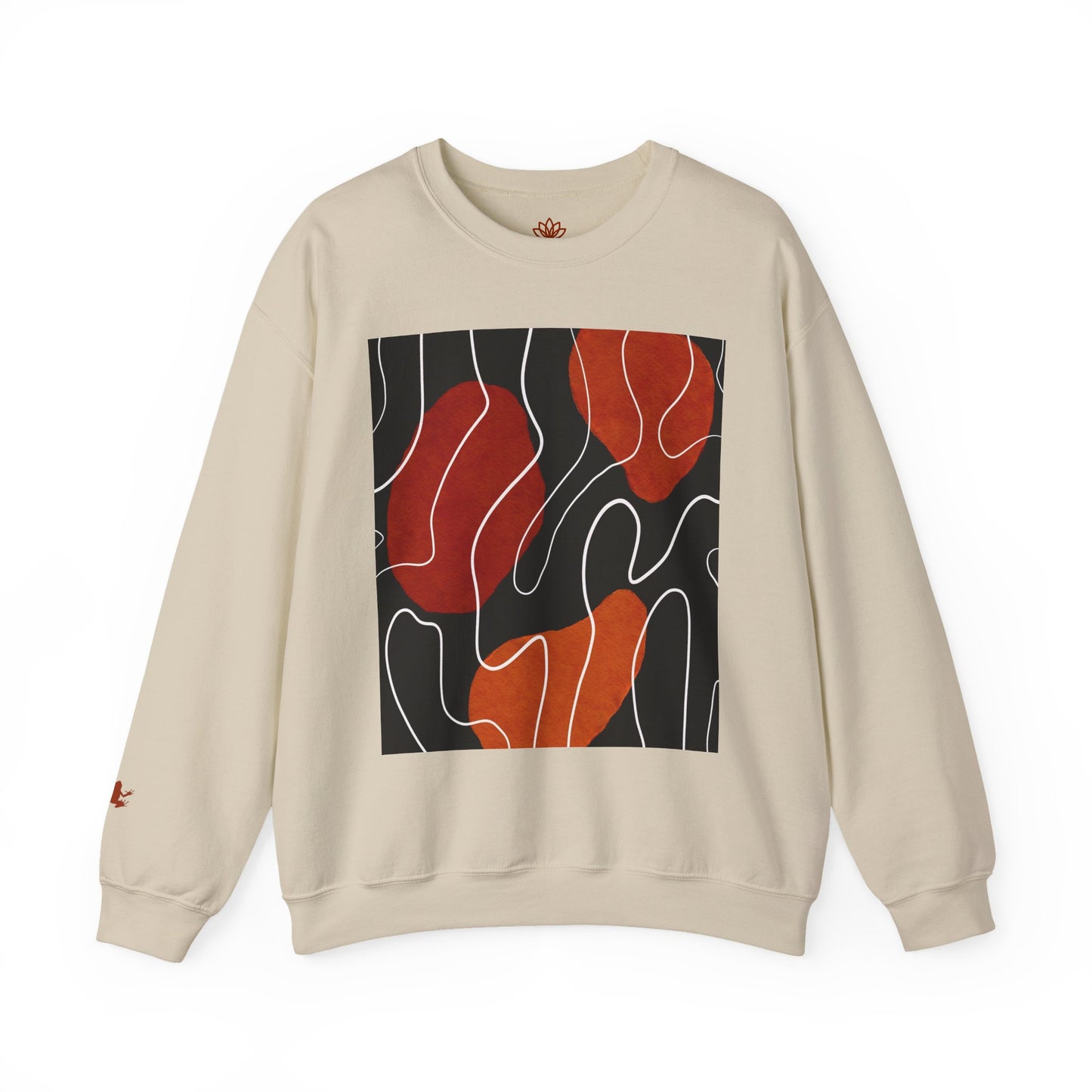 Abstract Modern Crewneck Sweatshirt, Cozy Casual Wear, Gift for Art Lovers, Stylish Layering, Perfect for Fall/Winter, Unique Graphic [...]