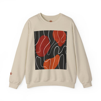 Abstract Modern Crewneck Sweatshirt, Cozy Casual Wear, Gift for Art Lovers, Stylish Layering, Perfect for Fall/Winter, Unique Graphic [...]