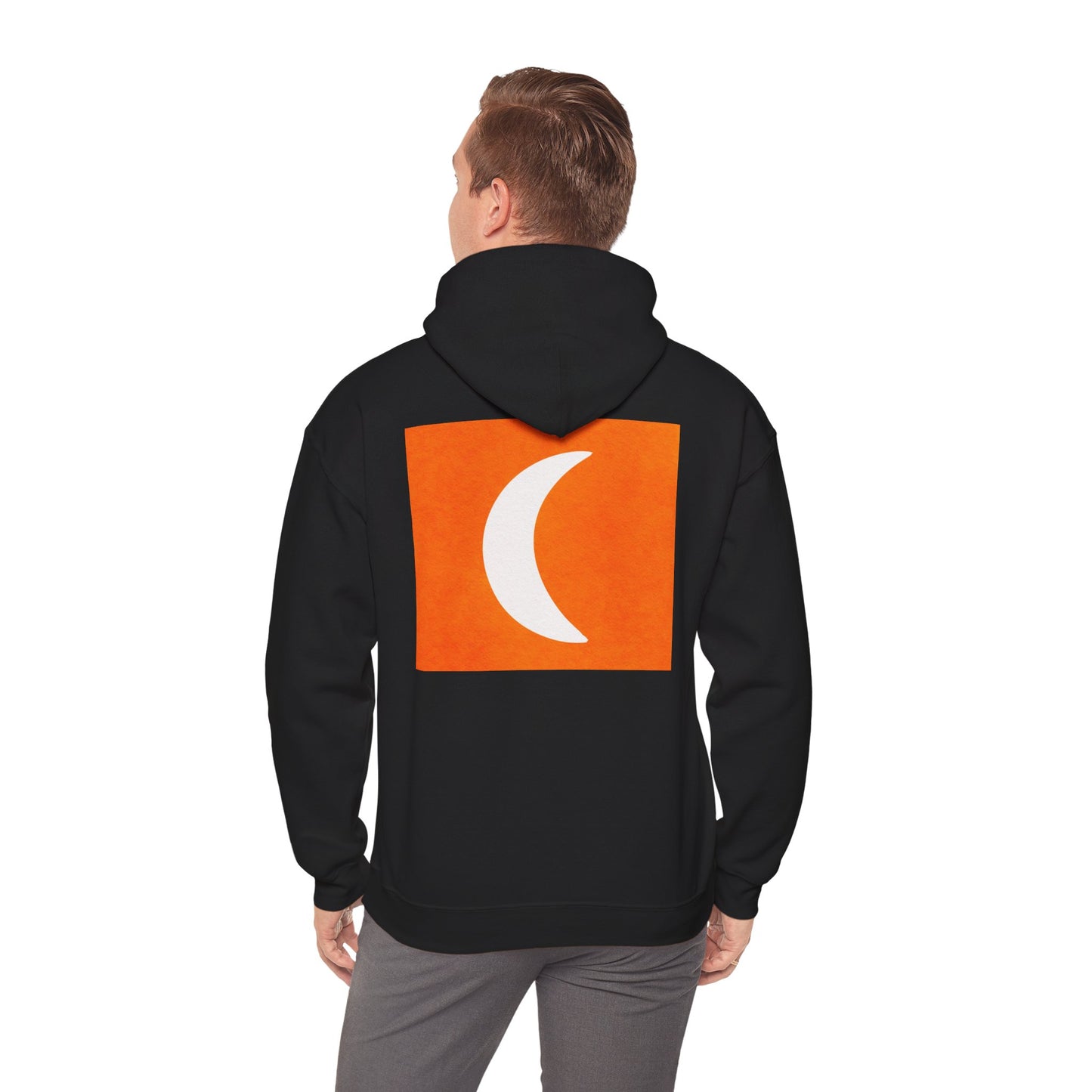 Zen Frog & Moon Unisex Hoodie, Cozy Sweatshirt for Relaxation, Gifts for Nature Lovers, Festival Wear, Everyday Comfort