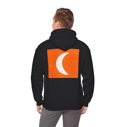 Zen Frog & Moon Unisex Hoodie, Cozy Sweatshirt for Relaxation, Gifts for Nature Lovers, Festival Wear, Everyday Comfort