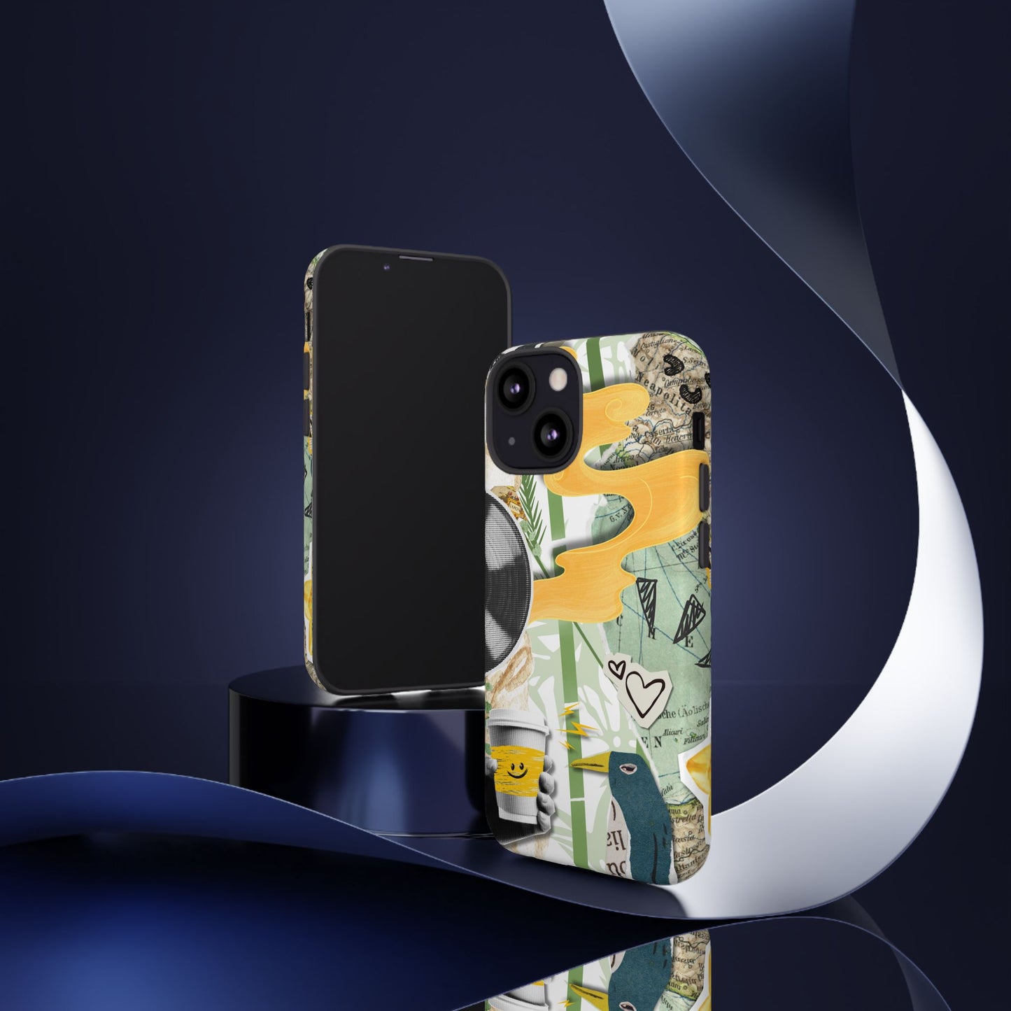 Artistic Phone Case, Unique Cell Phone Cover, Trendy Gifts for Music Lovers, Eco-Friendly Phone Accessory, Stylish Tech Gifts, Cool Cases, Unique Phone Cases