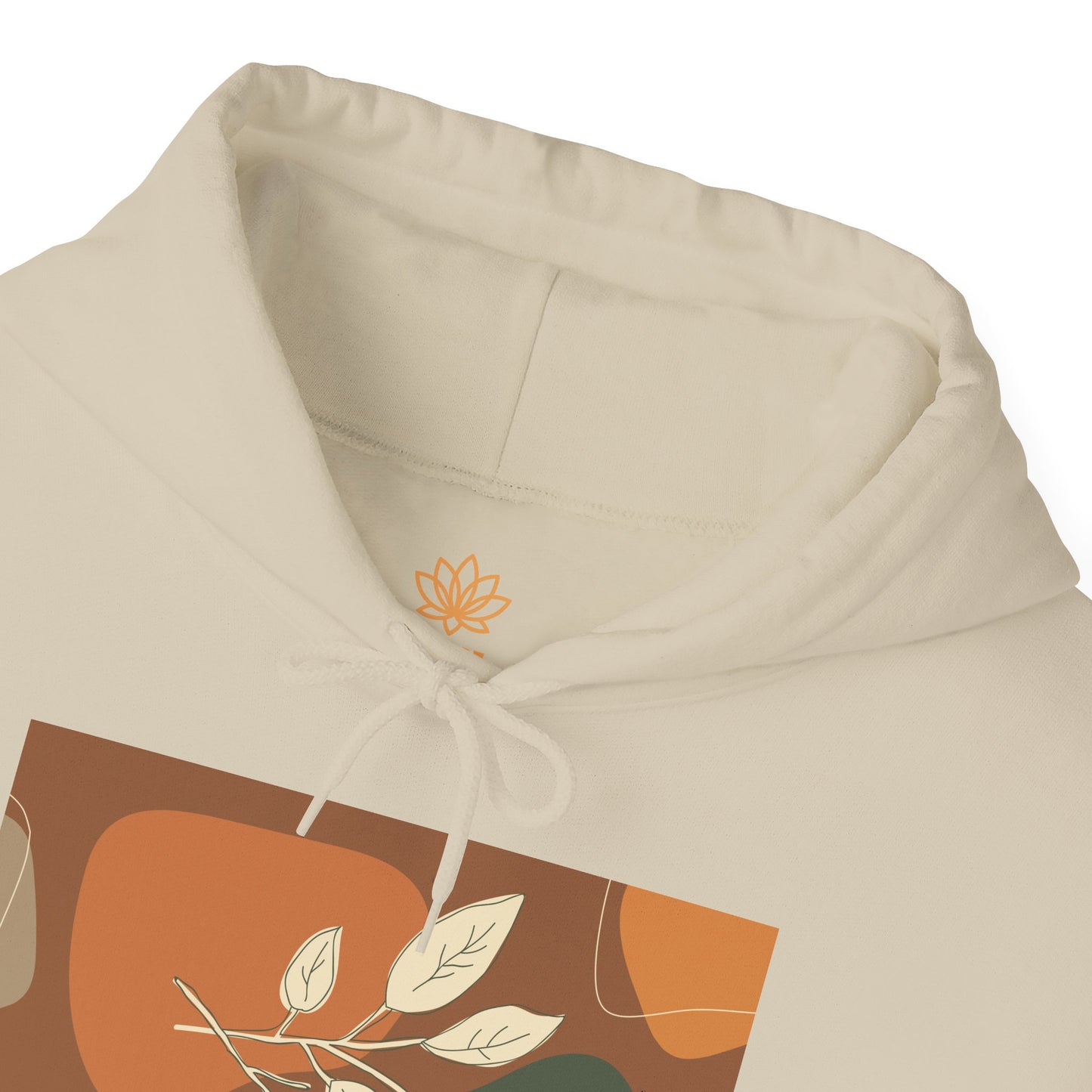 Botanical Design Unisex Hoodie, Cozy Sweatshirt for Nature Lovers, Gift for Friends, Autumn Fashion, Comfortable Casual Wear