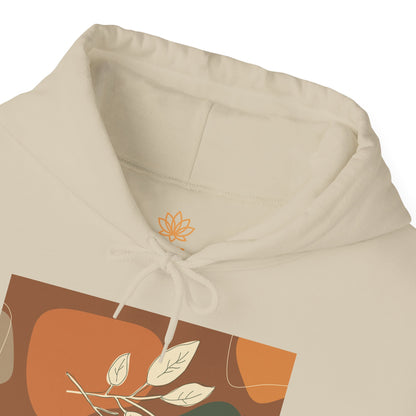 Botanical Design Unisex Hoodie, Cozy Sweatshirt for Nature Lovers, Gift for Friends, Autumn Fashion, Comfortable Casual Wear