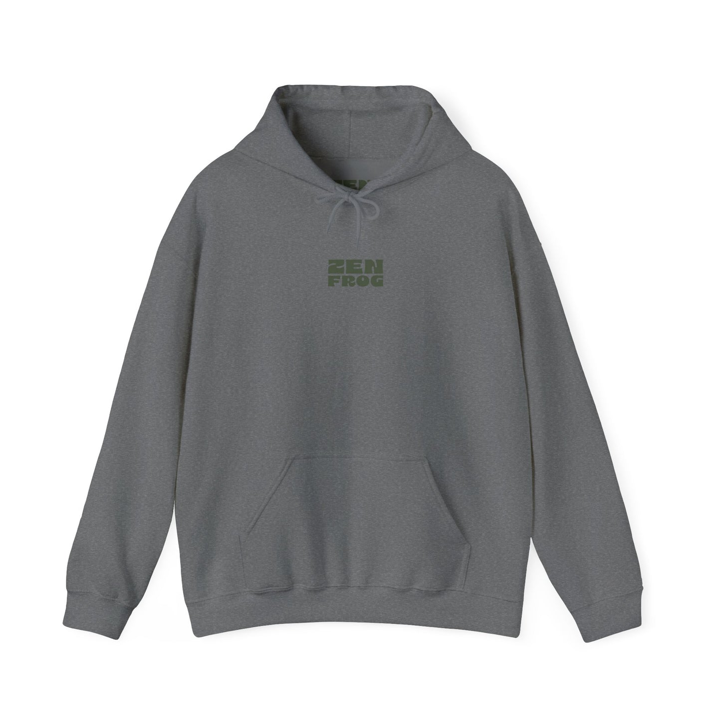 Zen Frog Unisex Hoodie | Relaxed Fashion, Cozy Sweatshirt, Unique Gift, Chill Vibes, Spring and Summer Style