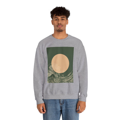 Nature-Inspired Unisex Crewneck Sweatshirt, Cozy Casual Wear, Gift for Outdoor Lovers, Perfect for Fall and Winter
