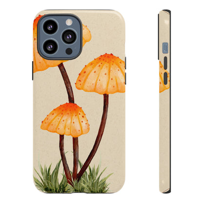 Mushroom Phone Case, Tough Cases for Nature Lovers, Unique Phone Covers, Gifts for Eco Enthusiasts, Fun Protective Cases