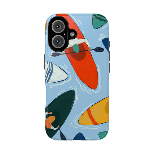 Kayak Phone Case - Tough Cases for Outdoor Enthusiasts, Birthday Gifts, Adventure Gear, Kayaking Accessories, Nature Lover Decor, Artsy Phone Cases