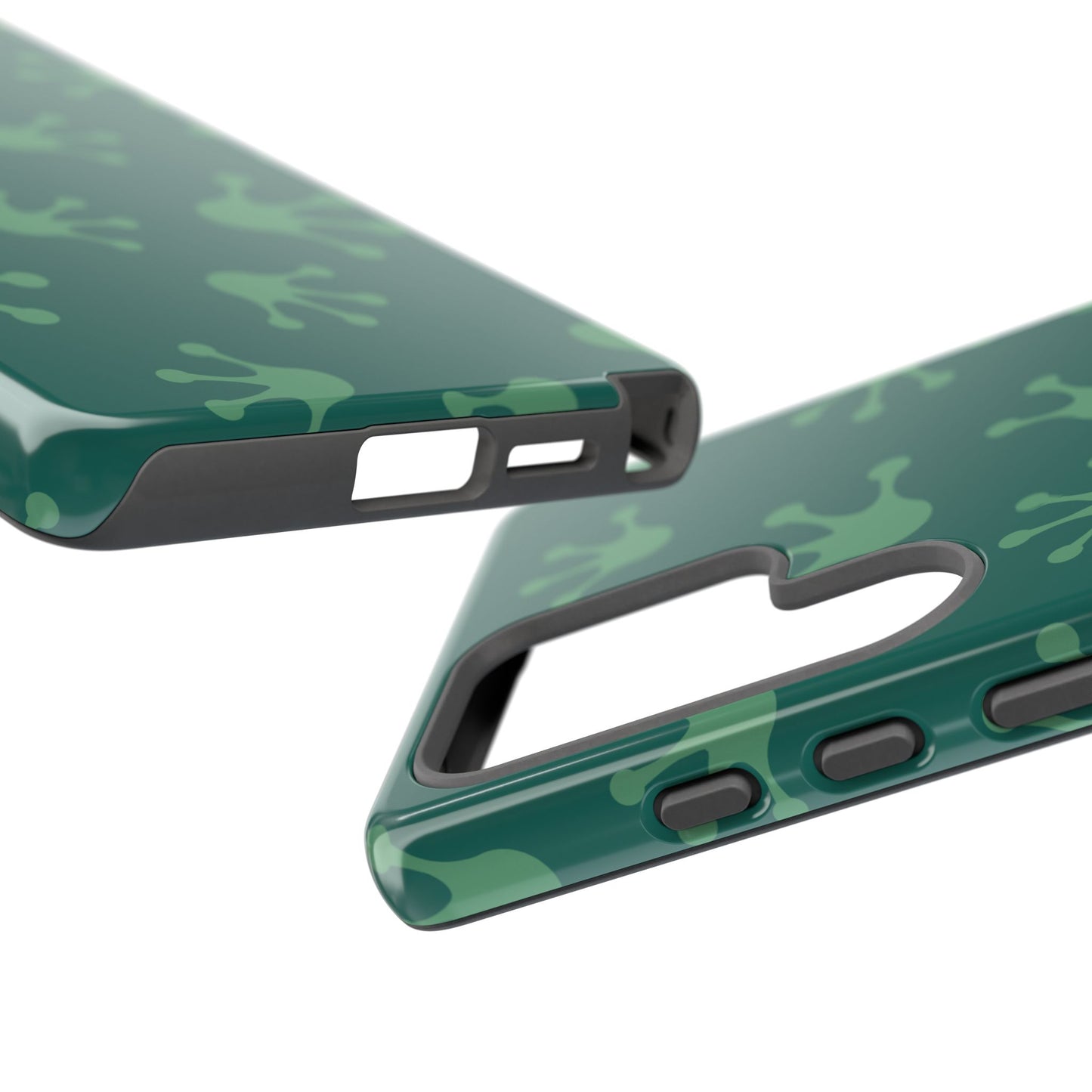Frog Print Phone Case, Nature Lover Gift, Eco-Friendly Cover, Fun Green Design, Unique Frog Accessories