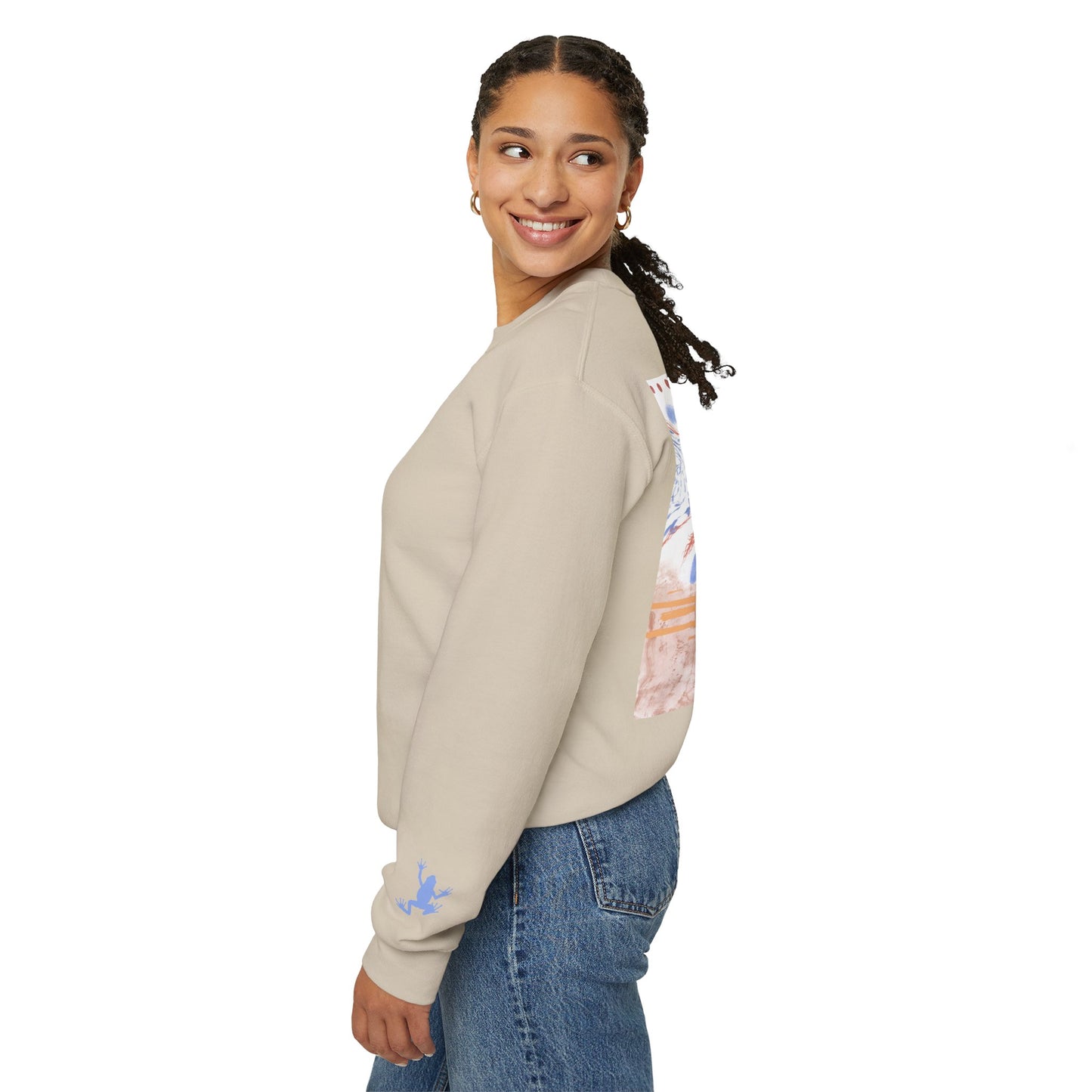 Artistic Unisex Crewneck Sweatshirt - Cozy Comfort, Colorful Designs, Gifts for Art Lovers, Relaxing Vibes, Everyday Wear, Unique Style