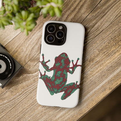 Frog Phone Case, Tough Cases, Eco-Friendly Phone Accessories, Unique Gifts for Nature Lovers, Cute Frog Design