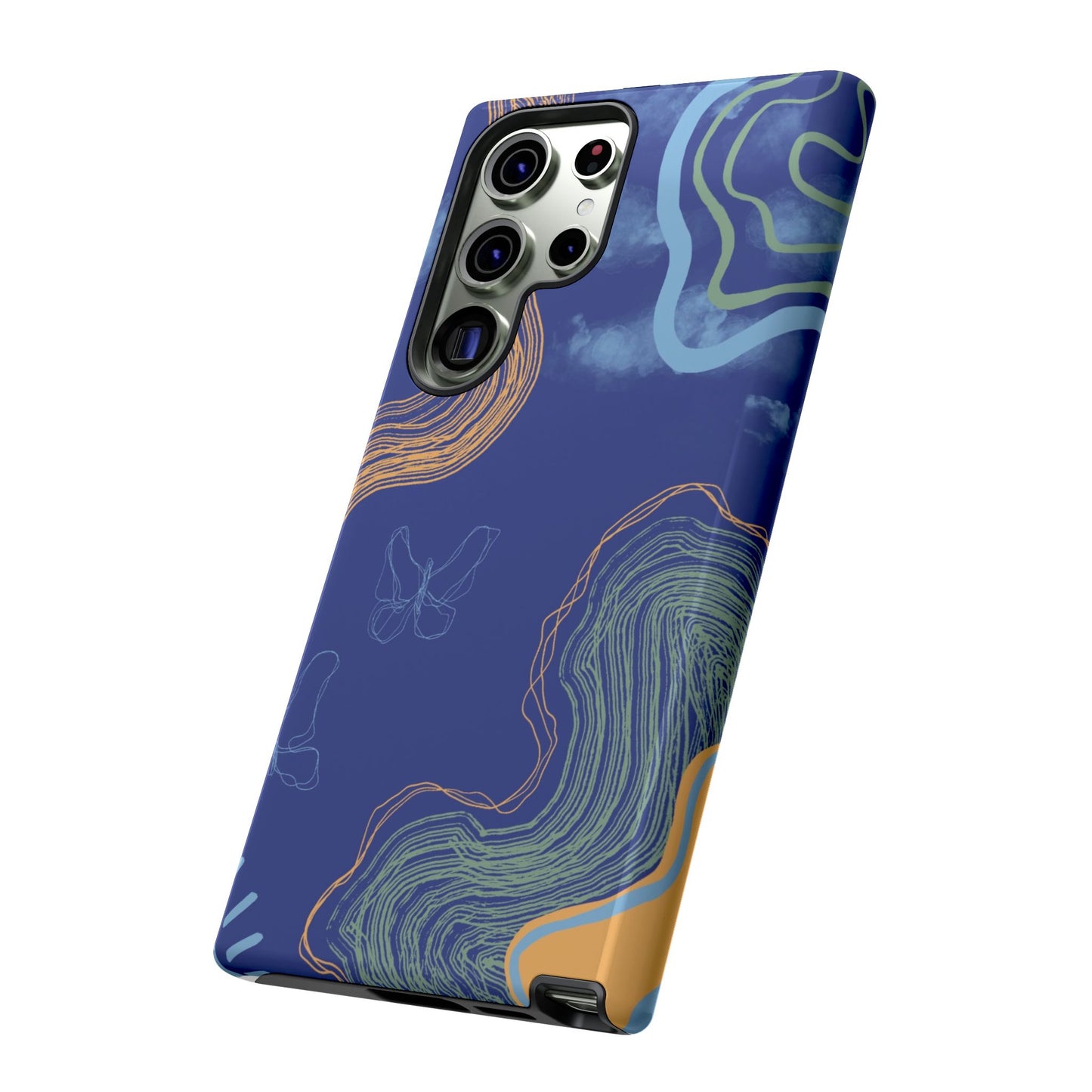 Artistic Phone Case, Abstract Phone Cover, Gift for Her, Modern Design, Boho Phone Case, Unique Phone Accessories
