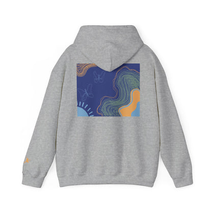 Unisex Heavy Blend™ Hooded Sweatshirt - Cozy Everyday Comfort, Perfect Gift for Nature Lovers and Art Enthusiasts
