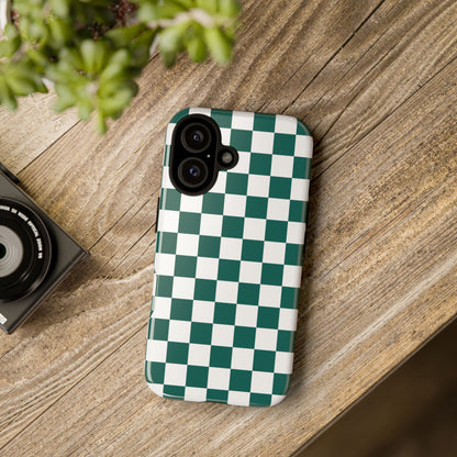 Stylish Checkered Phone Case, Protective Cover, Unique Gift, Trendy Accessory, Customizable Design, Ideal for All Ages