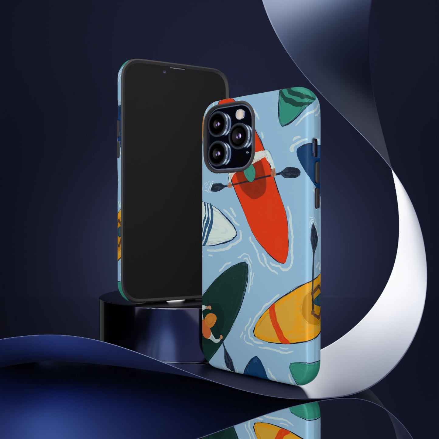 Kayak Phone Case - Tough Cases for Outdoor Enthusiasts, Birthday Gifts, Adventure Gear, Kayaking Accessories, Nature Lover Decor, Artsy Phone Cases