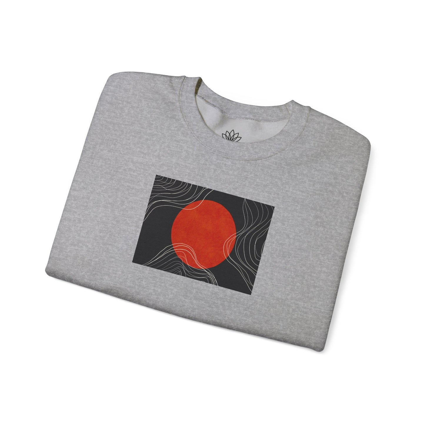 Minimalist Sunset Crewneck Sweatshirt, Cozy Unisex Sweater for Everyday Wear, Gift for Fall, Layering Essential