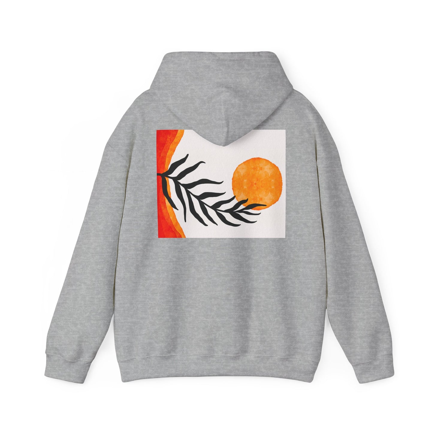 Lotus and Sunset Unisex Hoodie - Cozy Gift for Mindfulness, Meditation, or Nature Lovers, Perfect for Fall and Winter