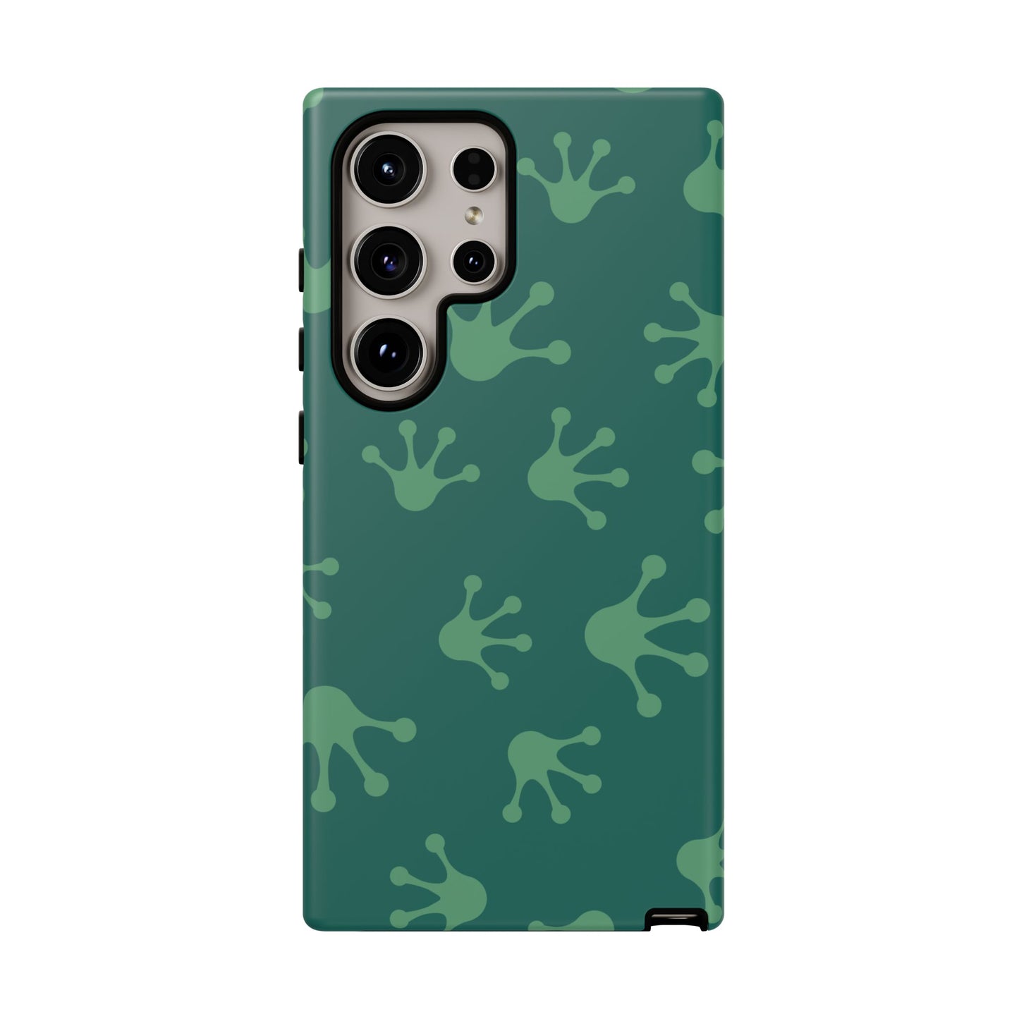Frog Print Phone Case, Nature Lover Gift, Eco-Friendly Cover, Fun Green Design, Unique Frog Accessories