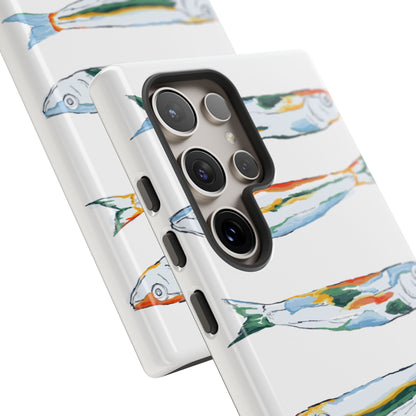 Tough Cases – Artistic Fish Design Phone Case, Unique Gift for Aquatic Lovers, Perfect for Birthdays, Holidays, and Everyday Use, Quirky Cases, Fun Phone Cases