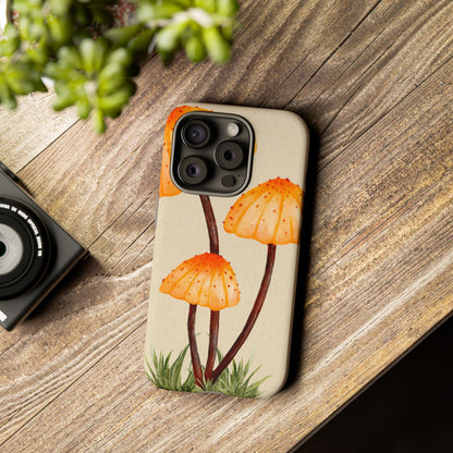 Mushroom Phone Case, Tough Cases for Nature Lovers, Unique Phone Covers, Gifts for Eco Enthusiasts, Fun Protective Cases